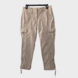 White House Black Market Capri Cargo Pants Size 2